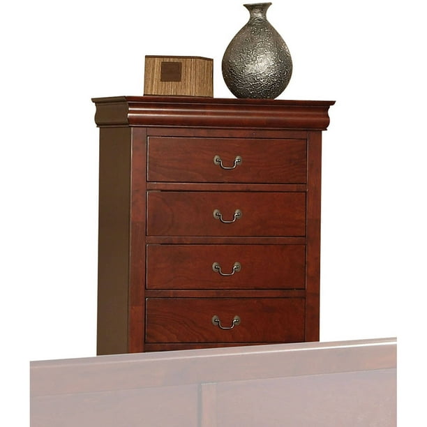 Acme Furniture Louis Philippe Iii Chest, Louis Philippe 6 Drawer Dresser Black White Gold