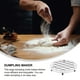 thumbnail image 5 of Herramienta manual para hacer dumplings, para uso doméstico, para hacer dumplings, raviolis, molde universal para wontons, molde de aleación de aluminio., 5 of 7