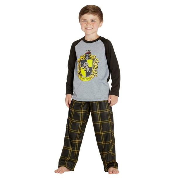 Harry Potter Pajamas Little And Big Boys' Raglan Shirt And Pants Set - Ravenclaw, Slytherin, Hufflepuff - Walmart.com
