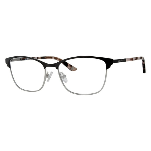 Liz Claiborne 649 Full Rim Cat Eye/Butterfly Black Ruthenium Eyeglasses