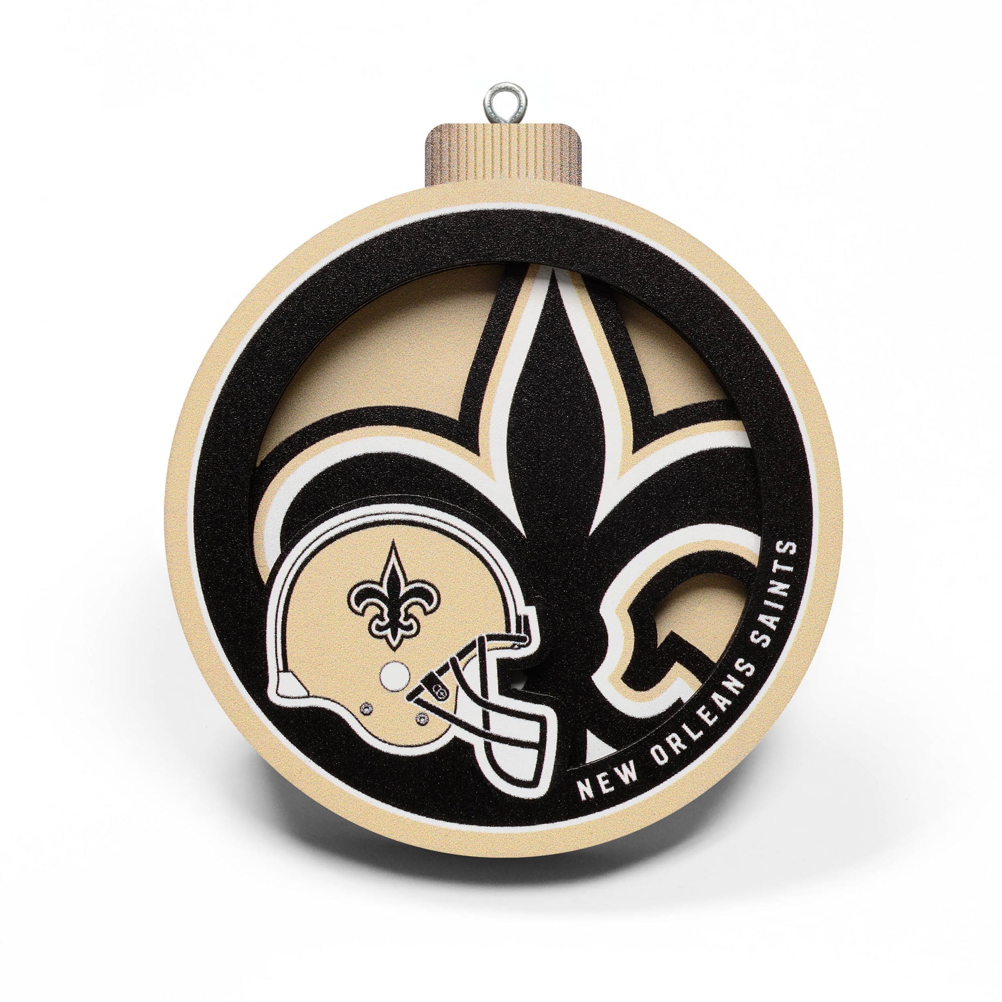 New Orleans Saints Snack Pack Ornament Set Officially Licensed Decorative Ornament for Sports Fans 