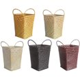 thumbnail image 1 of CPDD Wicker Vase Small Woven Flower Vase Basket Pot Can High Rattan Vase Flower Basket with Handle Country Rustic Flower Vase Container Table Centerpiece for Home Decor Black, 1 of 9