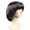 Black, variant on Short Straight Synthetic Wigs Black Mushroom Head Wig Bowl haircut Wigs Bob Natural Black (1pcs,Black)