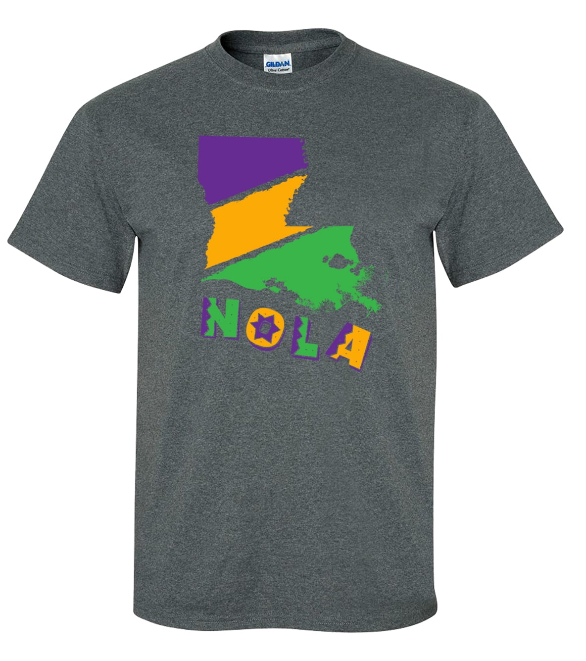 Trenz Shirt Company Nola State Unisex Short Sleeve T-shirt - Imagen 11 de 22