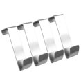 thumbnail image 4 of 8 ganchos de almacenamiento duraderos sin costuras, perchas portátiles de acero inoxidable para decoración del hogar, dormitorio y baño., 4 of 8
