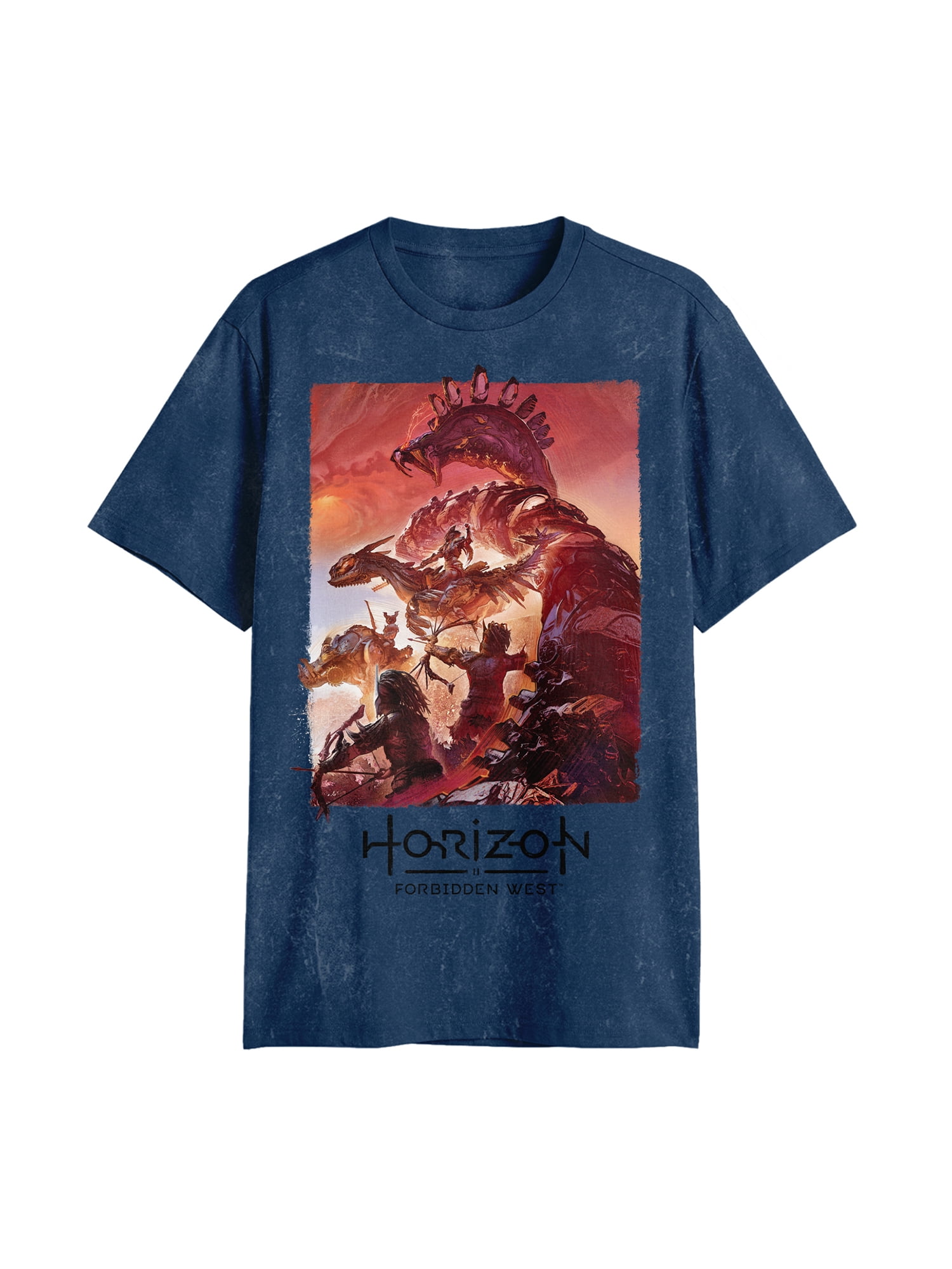 PlayStation Horizon Forbidden West Men's and Big Men's Graphic Tee, Sizes S-3XL
