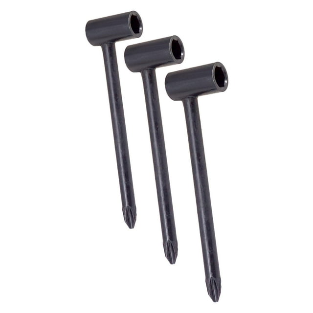 3 uds ajuste guitarra cuello llave herramienta de reparación 7mm/8mm/6,35mm hierro Durable Rod llave llave hexagonal para guitarra
