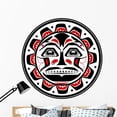 thumbnail image 1 of Tribal American Ethnic Sun Wall Decal Wallmonkeys Peel and Stick Graphic (48 in H x 48 in W) WM502467, 1 of 4