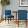 thumbnail image 2 of Chesnee Dining Chair with Short Slipcover, Marine Blue MB2405-016 (2 Pack), 2 of 7