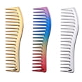 thumbnail image 1 of MIANGASTORE 3pcs Wide Tooth Comb Hair Cutting Comb Detangler Combs Oil Hair Styling Comb, 1 of 8