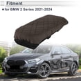 thumbnail image 3 of Car Center Console Cover for BMW 2 Series 2021-2024 Deep Brown 1 Pc, 3 of 7