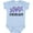 AE-Light Blue, variant on Colorado Columbine Flowers Boys or Girls Baby Bodysuit