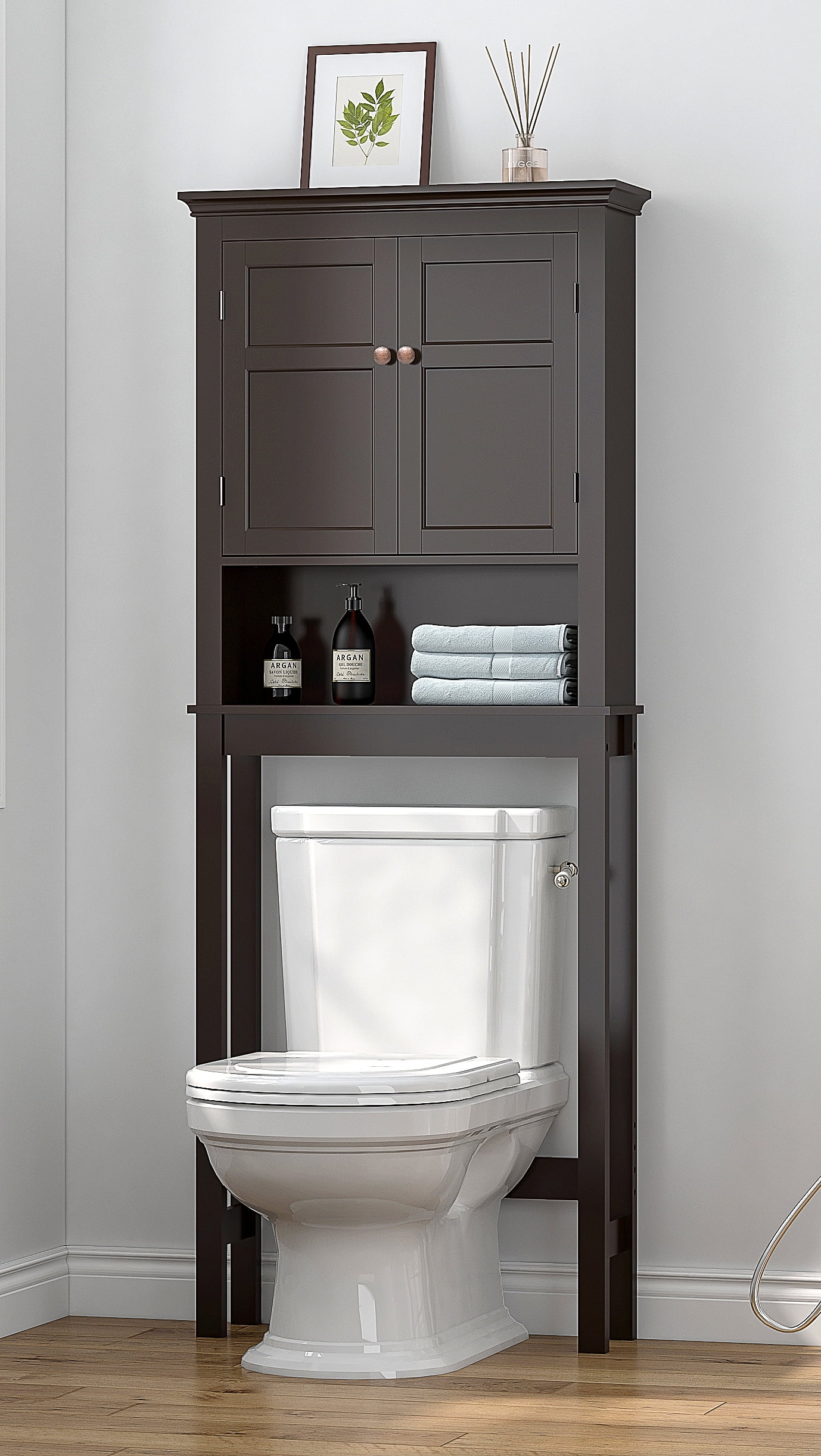 UTEX Bathroom Storage Over The Toilet, Bathroom Organizer with