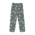 thumbnail image 3 of Fotbe Hedgehogs and Flowers Men's Pajama Pants,Sleepwear Pants,Pj Bottoms Drawstring And Pockets-Medium, 3 of 7