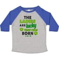 thumbnail image 3 of Inktastic The Ladies Are Lucky That I Was Born St Patricks Day Baby Boy Boys Toddler T-Shirt, 3 of 5