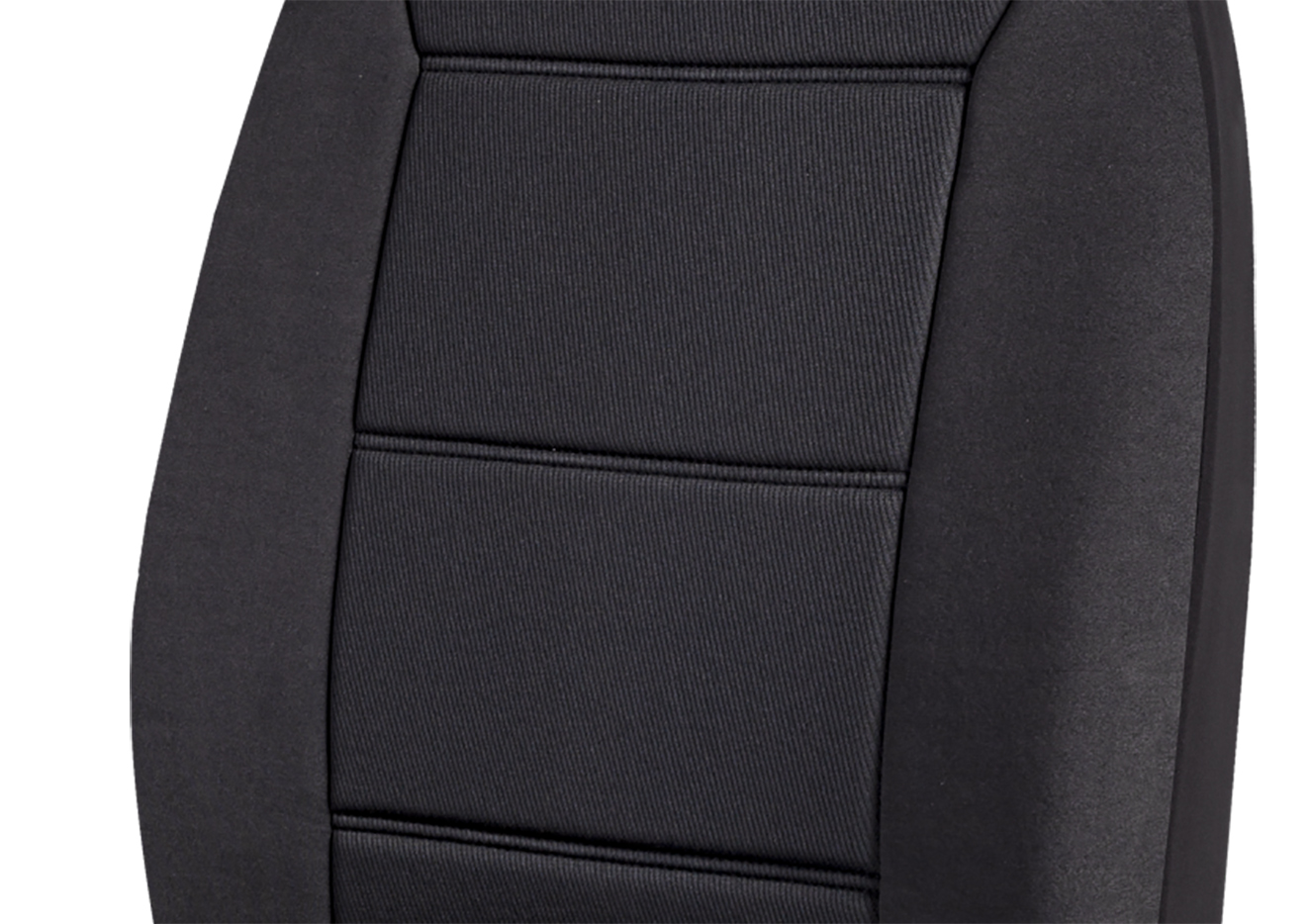 AUTO DRIVE 2 PIECE LOW BACK MEMORY FOAM CAR SEAT COVER POLYESTER BLACK, UNIVERSAL FIT, 2010SC11