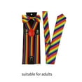 thumbnail image 5 of Clip on Suspenders Striped Necktie for Teen Girl Elegant Banquets Necktie Suit Teen Woman Multiple Functional Necktie, 5 of 16