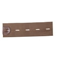 thumbnail image 2 of yotijay 4xElastic Pants Waist Extender Sewing Fastener Practical Pants Button Extender Brown, 2 of 9