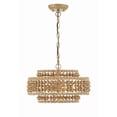thumbnail image 3 of SIL-B6003-BS Crystorama Lighting Silas - 3 Light Chandelier, 3 of 10