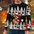 thumbnail image 2 of JHLZHS Sweat à Capuche Homme Design Graphique Polaire Automne et Hiver Mode Décontractée Imprimé de Noël Manches Longues Sweat à Capuche de Travail pour Homme Construction Orange Sweat-Shirt Surdimensionné, 2 of 4