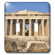3dRose Parthenon, Ancient Architecture, Acropolis, Athens, Greece - EU12 PRI0104 - Prisma - Double Toggle Switch (lsp_81844_2)