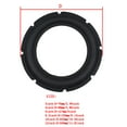 thumbnail image 2 of CIYISON Durable Rubber Speaker Foam Edge Surround Rings Subwoofer Surround Spare Parts, 2 of 9