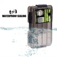 thumbnail image 2 of Caja de Herramientas de Pesca Mediana Caja de Almacenamiento de Cebo de Pesca Caja de Anzuelos de Doble Cara Contenedor de Cebo de Pesca, 2 of 9