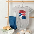 thumbnail image 6 of Puerto Rico Nuyorican Proud Borinquen Romper Boys or Girls Infant Baby Brisco Brands NB, 6 of 6