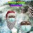 thumbnail image 1 of Teissuly Christmas Ornament Santa Wearing A Face Mask Decorate Christmas tree Teissuly WER202311017176, 1 of 8