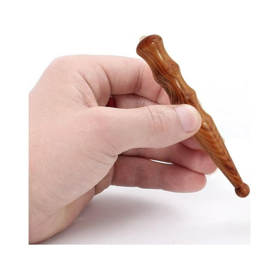 Wood Foot Massage Roller Stick Tool Lightweight 3.9inch Exquisite Craftsmanship for Men or Woman Traditional Thai Tool Handheld Style B