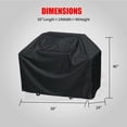 thumbnail image 3 of IC ICLOVER Durable Thick Heavy Duty BBQ Grill Cover Waterproof Dustproof UV Protection Gas Barbeque Grill Cover (58''x24''x46''), 3 of 8