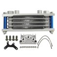 thumbnail image 1 of Kit de refroidissement d'huile moteur 17 pièces pour moto Monkey 125cc-140cc, bleu, en aluminium, 4 rangées, 1 of 4