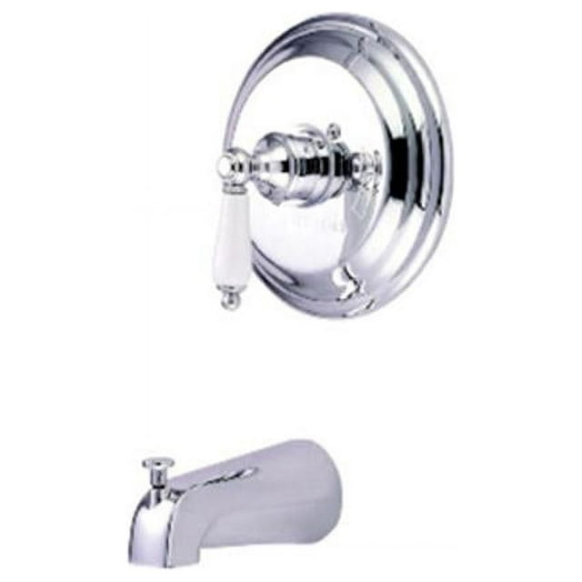 Kingston Brass KB3631PLTO Robinet de Baignoire à Poignée Unique