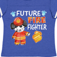 thumbnail image 4 of Inktastic Future Fire Fighter with Cute Dalmatian Dog Boys or Girls Toddler T-Shirt, 4 of 5