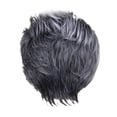 thumbnail image 4 of Pelucas negras cortas en capas con corte de duendecillo sintético Peluca de disfraz gris recta mullida Colcomx Pelucas Naturales De Cabello Completo, 4 of 8