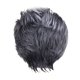 thumbnail image 4 of Peluca corta recta negra gris Salvador Pelucas Naturales De Cabello Completo, 4 of 10