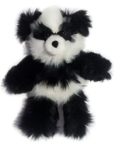 stuffed animal made out of alpaca fur