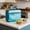 Sky Blue, variant on Reversible Sequin Insulated Lunch Bag, Portable Leakproof Cooler Tote for Work, School, Picnic, Travel