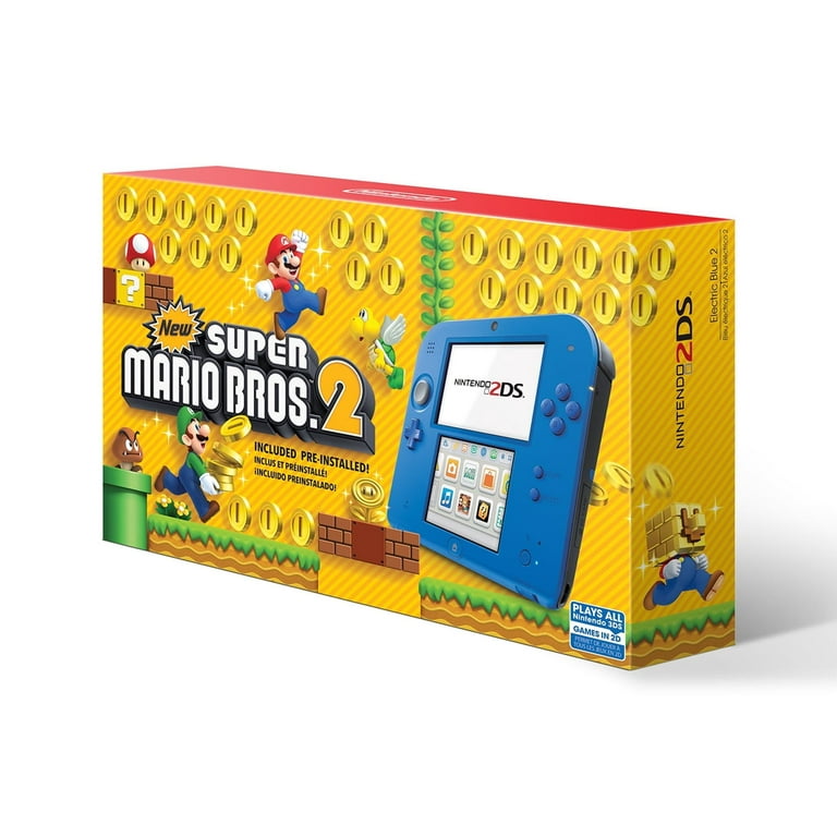 Nintendo 2DS System with New Super Mario 2, Blue - Walmart.com