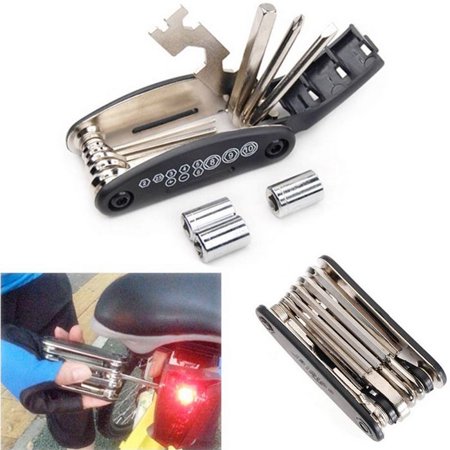 Felji Portable Bike Cycling Repair Tool Set Kit 16 in 1 Multi-function (Best Tool To Cut Steel)