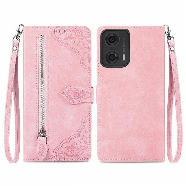 Funda billetera anti-golpes para GANGXUN Motorola MOTO G24 4G/G04 4G , ideal para día a día y trabajo