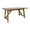 Light Cappuccino, variant on BizChair 60" Solid Wood Trestle Base Dining Table, Farmhouse Style Commercial Grade Table with Seating for 6, Antique White Finish