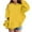 Z02-Yellow, variant on MUXiin Girls Sweatshirts Size 7-8 Round Neck Long Sleeve Hooded Sweatshirt Casual Drop Shoulder Sweatshirt Tops Soft Children Fall Winter Kids Clothes Girls