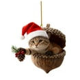 thumbnail image 1 of Animals Christmas Ornaments Christmas Tree Animals Print Acrylic Ornaments Forest Animals Decorations Christmas, 1 of 1