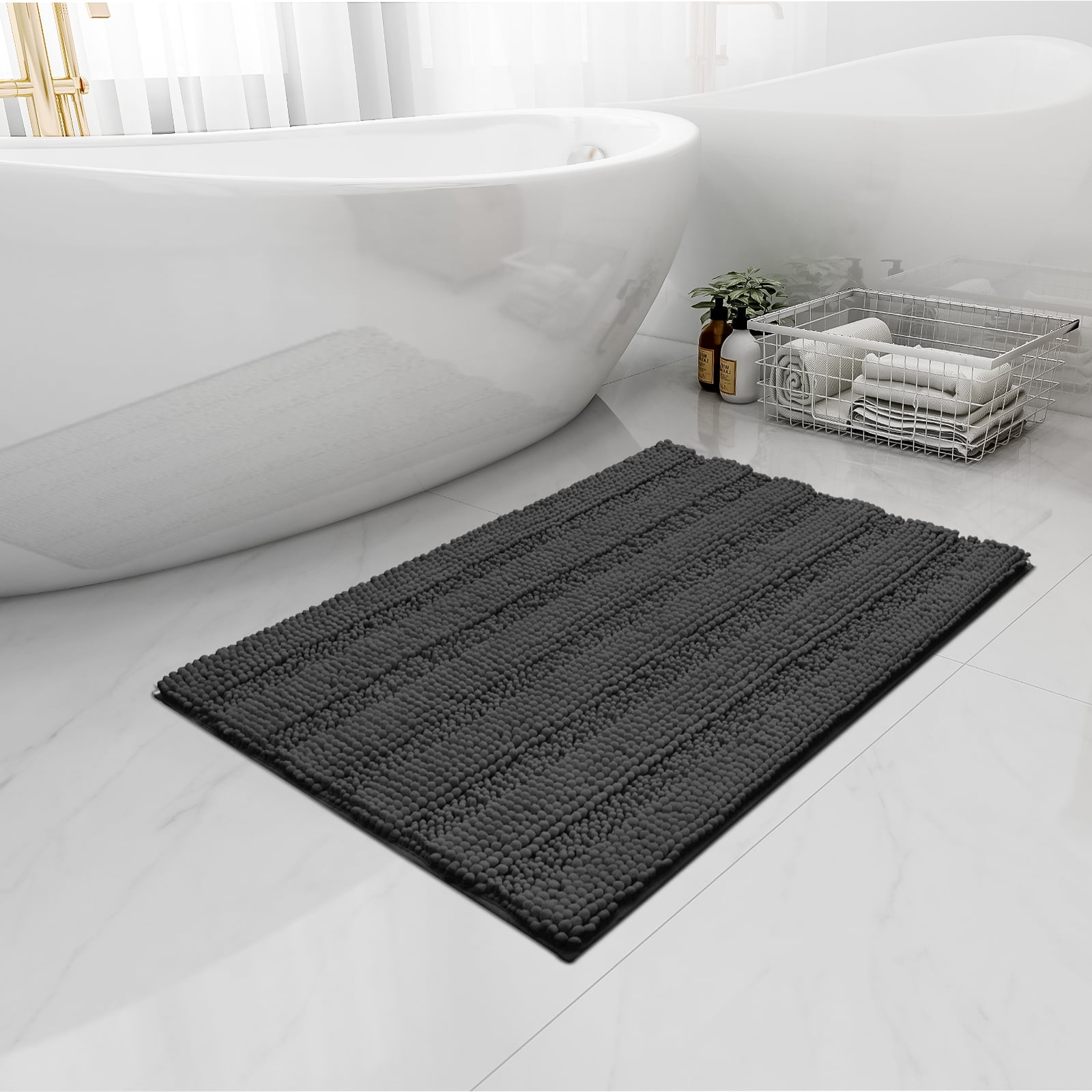 Details about   Hand Woven 100% Cotton Damask Bath Rug Floor mat for Spa Vanity Shower Machine W 