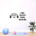 thumbnail image 3 of Boys Eat Sleep Gym Repeat Active Sports Wall Decal Decoration Motivational Fitness Quote for Gym Lovers Lasts Years and Easily Removable - Size: 10 In(W) x 5 In(H), 3 of 5