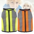 thumbnail image 3 of Frogued Warm Waterproof Pet Dog Clothes Reflective Strap Zipper Vest Jacket Safe Outfit (Flourescent Green,XL), 3 of 13