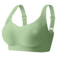 thumbnail image 2 of DuoJiaJ Comfortable Seamless Full Coverage Bra For Women Wireless Bras With Soft Support Regular And Plus Size Plus Size Bras Green, 2 of 4
