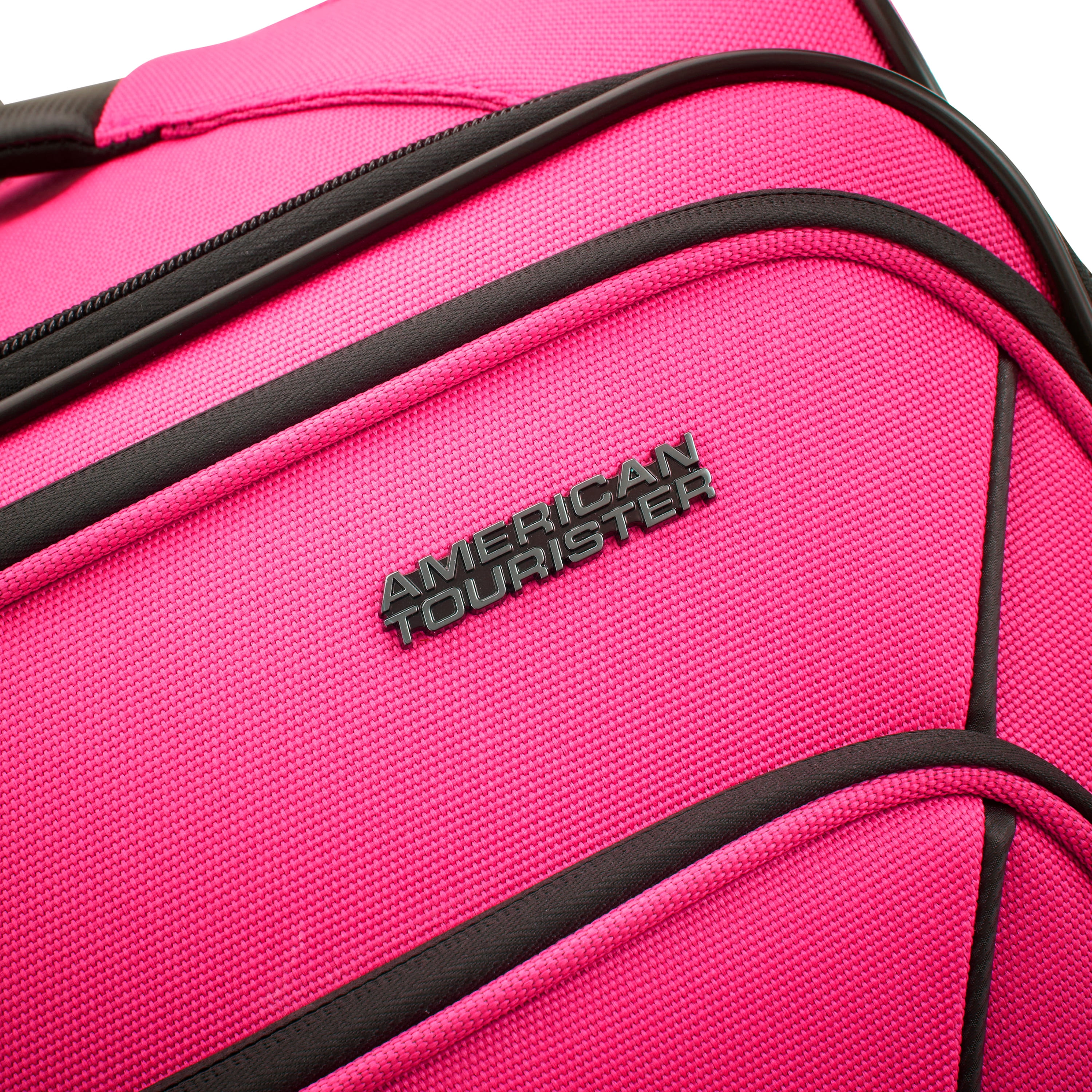 American Tourister X-Lite 3-Piece Luggage Sett with Spinner Wheels - Fuchsia