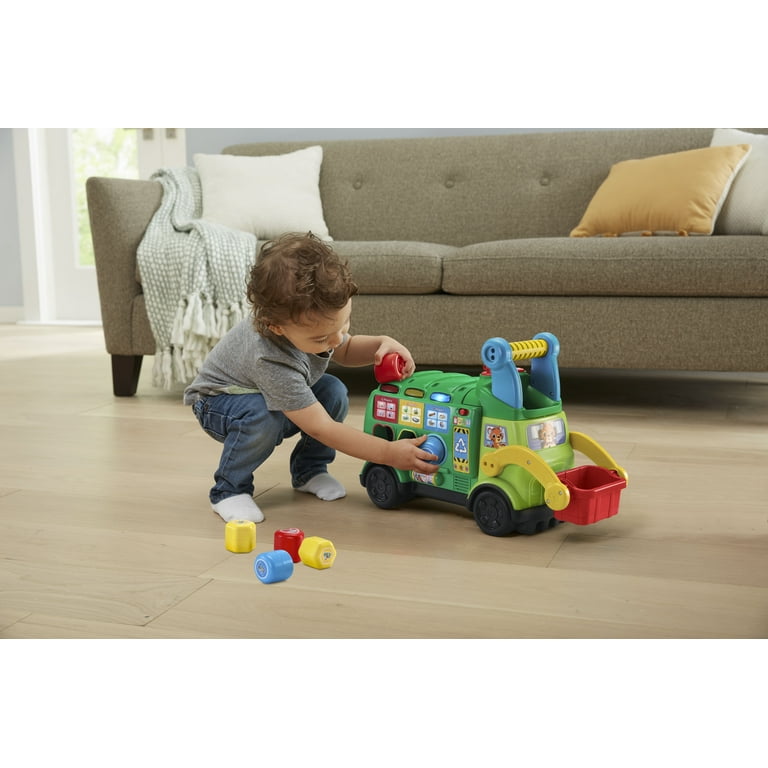 VTech® Sort & Recycle Ride-On Truck™ with Six Blocks and Sorting Bins